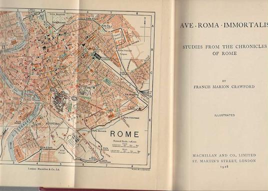 Ave Roma immortalis .Studies from the chronicles of Rome - Francis Marion Crawford - copertina