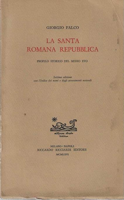 Santa Romana Repubblica - Falco Giorgio - copertina