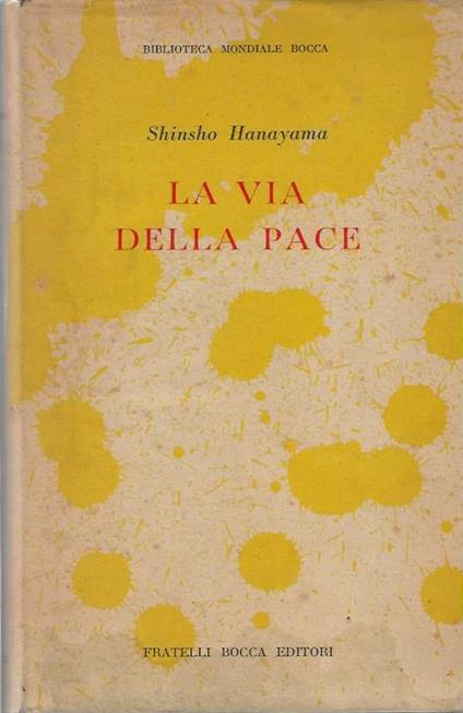 Via della Pace - Shinsho Hanayama - copertina