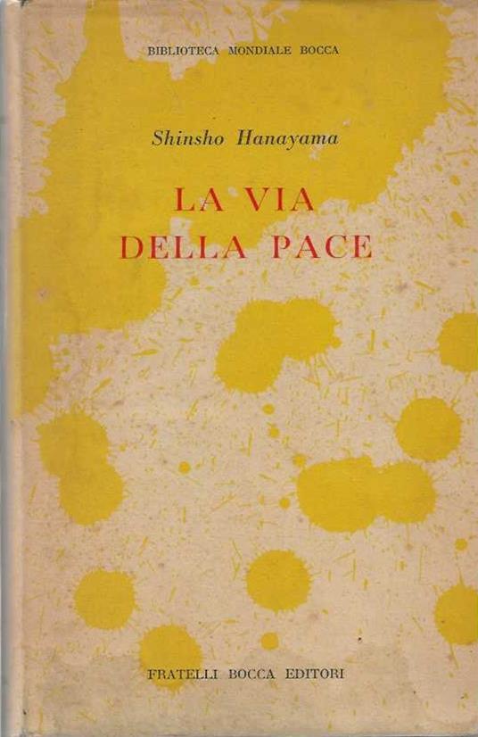Via della Pace - Shinsho Hanayama - copertina