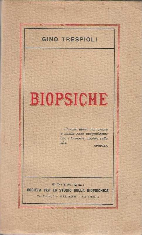 Biopsiche - Gino Trespioli - copertina