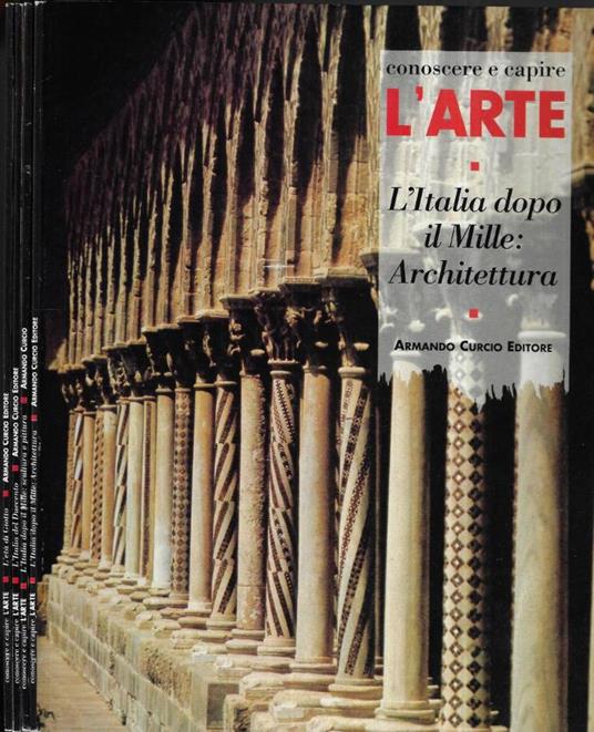 Conoscere e capire l' arte vol. 2 - 3 - 5 - 6 - copertina