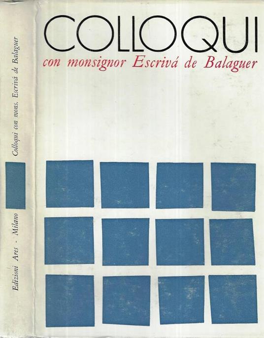 Colloqui con monsignor Escrivà de Balaguer - copertina