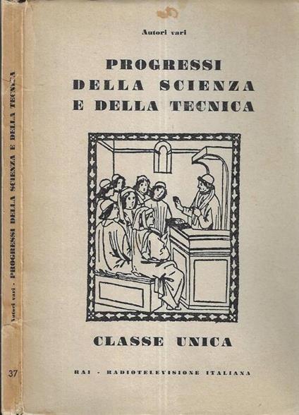 Progressi della scienza e della tecnica - copertina