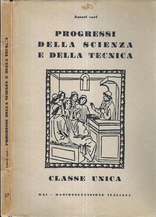 Progressi della scienza e della tecnica - copertina