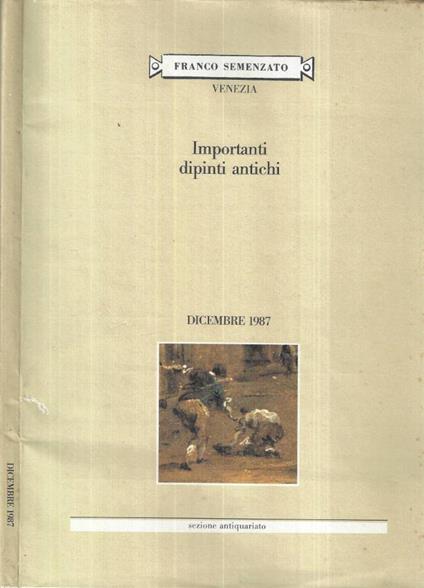 Importanti dipinti antichi - copertina