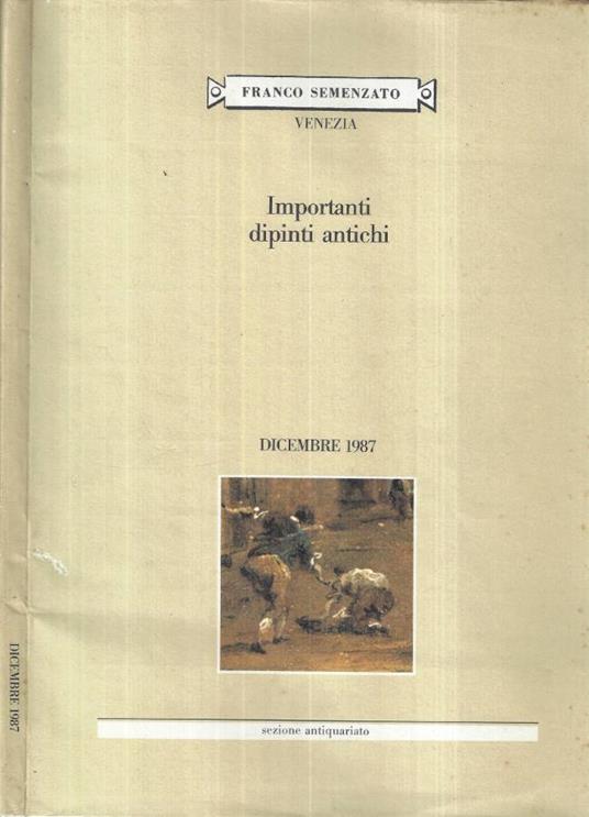 Importanti dipinti antichi - copertina