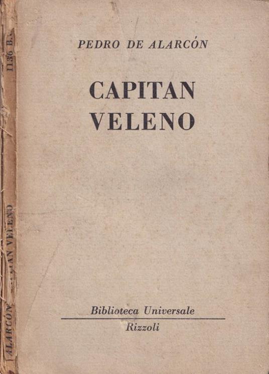 Capitan veleno - Pedro A. de Alarcón - copertina