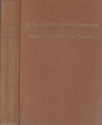 Die hetare von Sagunt - Vicente Blasco Ibáñez - copertina
