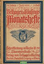 Velhagen & Klasing's Monatshefte, vol.36, fasc.11, luglio 1922
