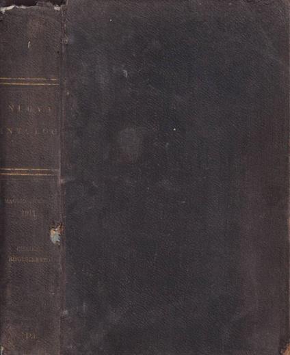 Nuova antologia di lettere, scienze ed arti, V serie, vol. CLIII, maggio-giugno 1911 - copertina