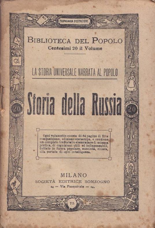 Storia della Russia - copertina