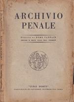 Archivio penale, vol. XII, fascicolo XI-XII , novembre-dicembre 1956