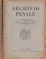 Archivio penale, vol. XVI, fascicolo IX-XII, 1960