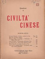 Quaderni di civiltà cinese, vol. 10, 1958