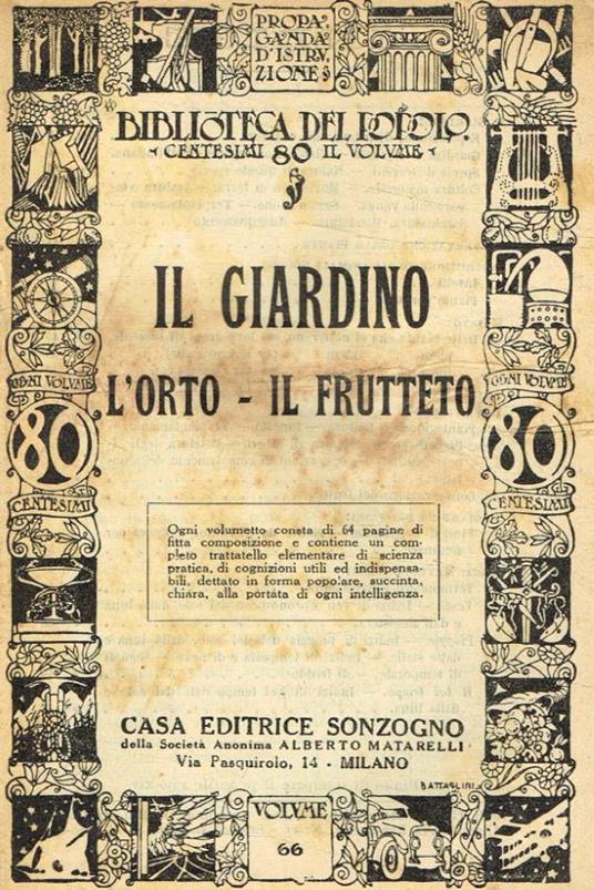 Il giardino. L'orto, il frutteto - copertina