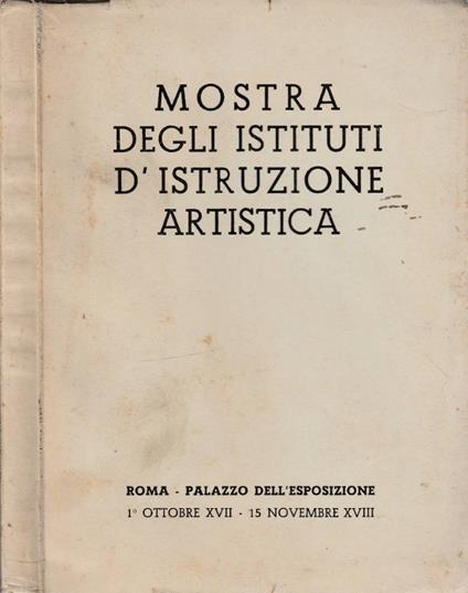 Mostra degli Istituti d'Istruzione Artistica - copertina