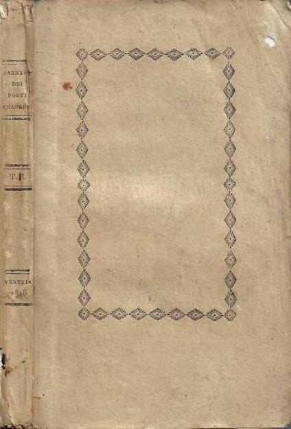 Parnaso de Poeti Romantici. Tomo II - copertina