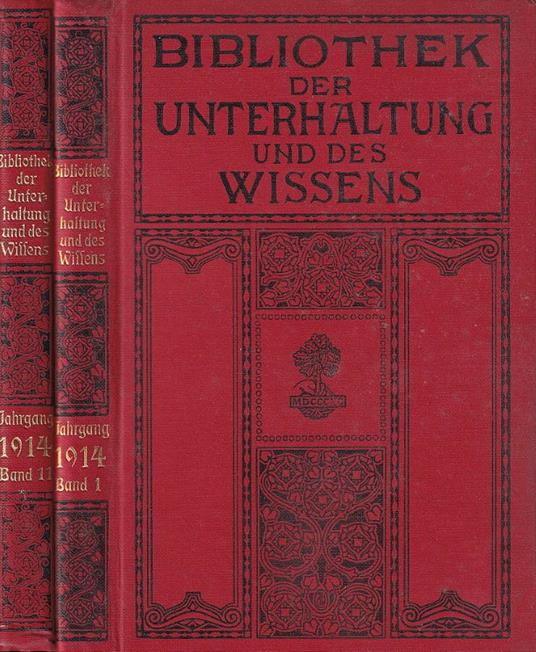 Bibliotek der Unterhaltung und des Wissens, vol. 5, 1914 - copertina
