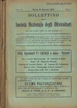 Bollettino della Società Nazionale degli Olivicoltori Anno 1909