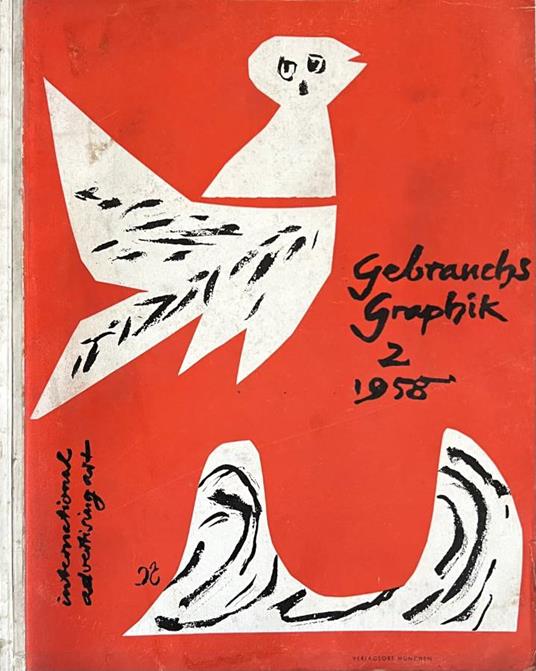 Gebrauchsgraphik, anno XXIX, vol. 2 e 5, 1958 - copertina