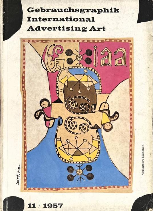 Gebrauchsgraphik, XXVIII anno, n. 11, 1957 - copertina