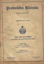 Prabuddha Bharata or Awakened India - Vol. XXXVIII - N. 9 - September 1933