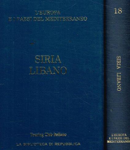Siria, Libano - copertina