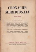Cronache meridionali, n. 4, anno IV, aprile 1957