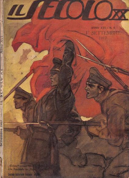Il secolo, anno XVI, n. 9, settembre 1917 - copertina