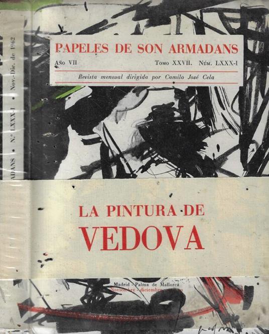 Papeles de son armands tomo XXVII- num. LXXX-I Anno 1962 - copertina