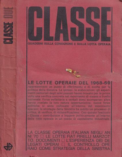 Classe, febbraio 1970 - copertina