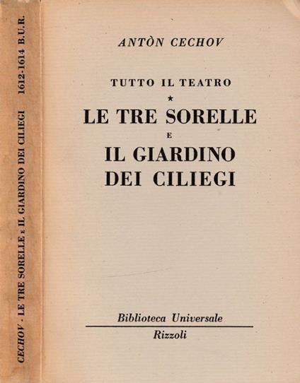 Tutto il teatro vol I - Anton Cechov - copertina