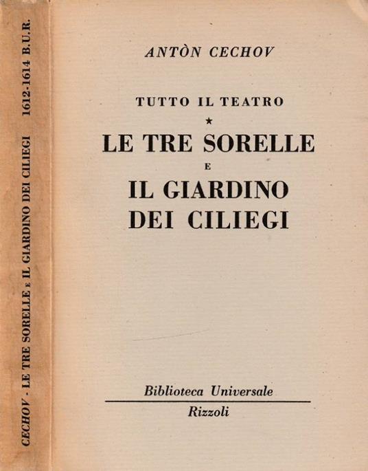 Tutto il teatro vol I - Anton Cechov - copertina