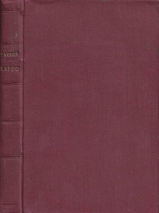 Saffo - Alphonse Daudet - copertina