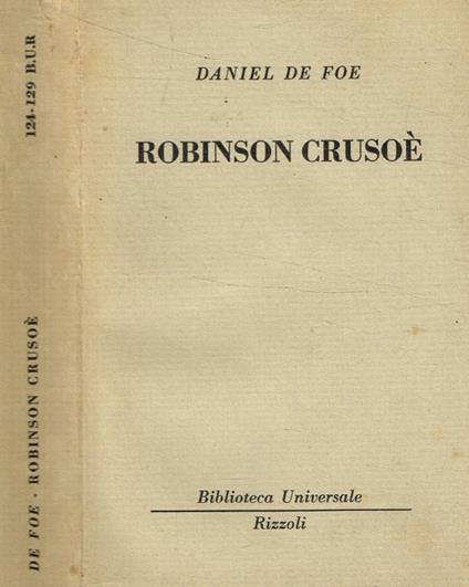 Robinson Crusoè - Daniel Defoe - copertina