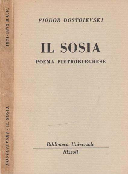 Il sosia - Fëdor Dostoevskij - copertina