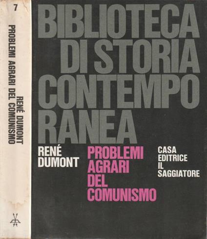 Problemi agrari del comunismo - René Dumont - copertina