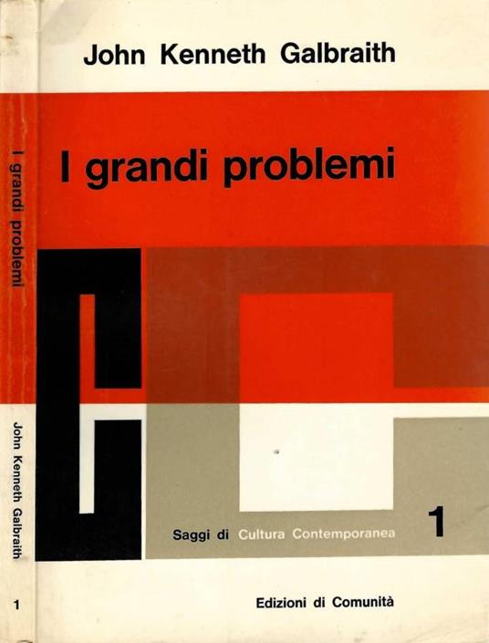 I grandi problemi - John K. Galbraith - copertina