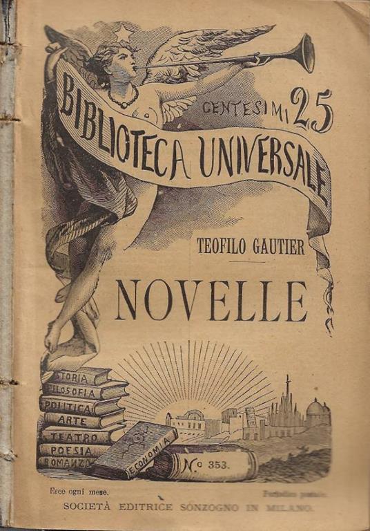 Novelle - Théophile Gautier - copertina