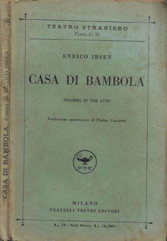 Casa di Bambola - Henrik Ibsen - copertina