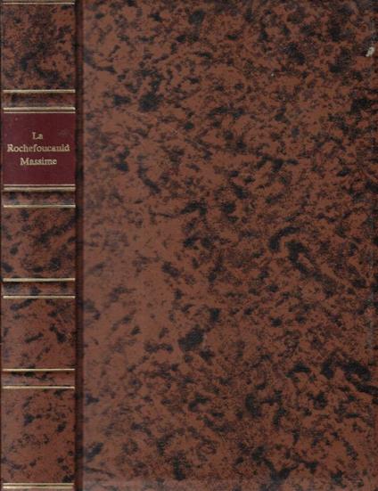 Massime - François de La Rochefoucauld - copertina