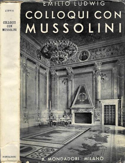 Colloqui con Mussolini - Emil Ludwig - copertina
