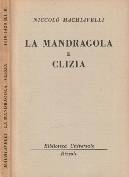 La mandragola, Clizia - Niccolò Machiavelli - copertina