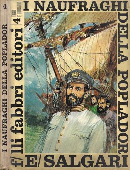 I Naufraghi della Poplador - Emilio Salgari - copertina