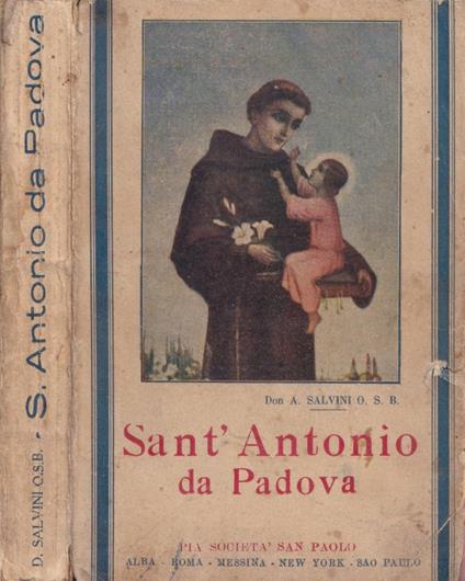 Sant'Antonio di Padova - Alfonso Salvini - copertina