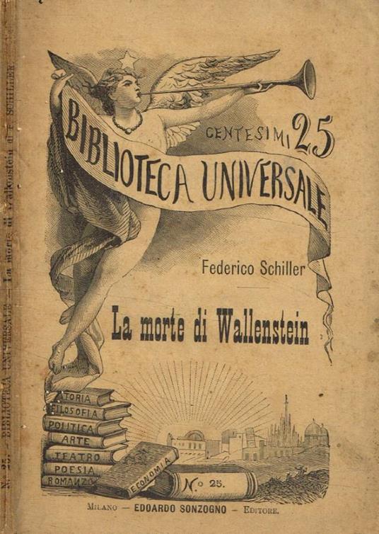 La morte di Wallenstein - Friedrich Schiller - copertina