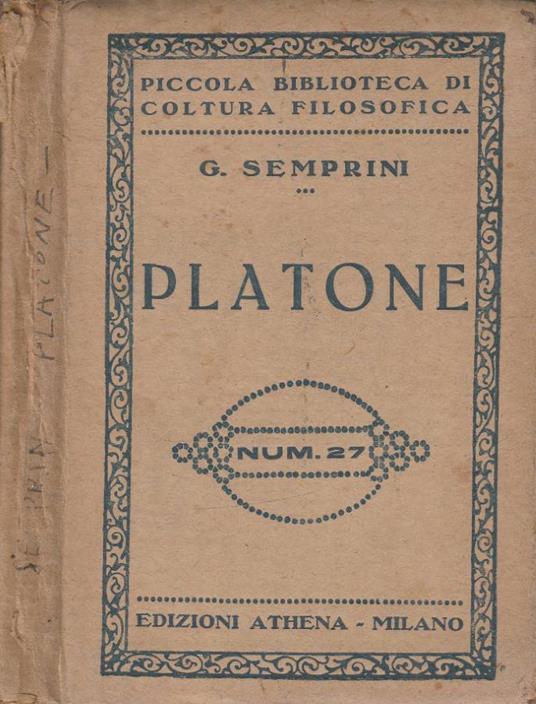 Platone - Gianluca Semprini - copertina