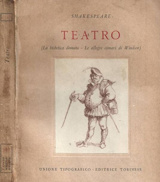 La bisbetica domata - Le allegre comari di Windsor - William Shakespeare - copertina