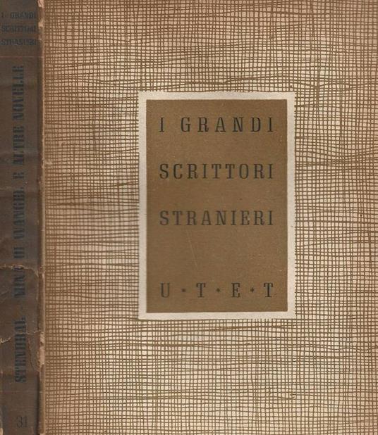 Mina di Wangel e altre novelle - Stendhal - copertina